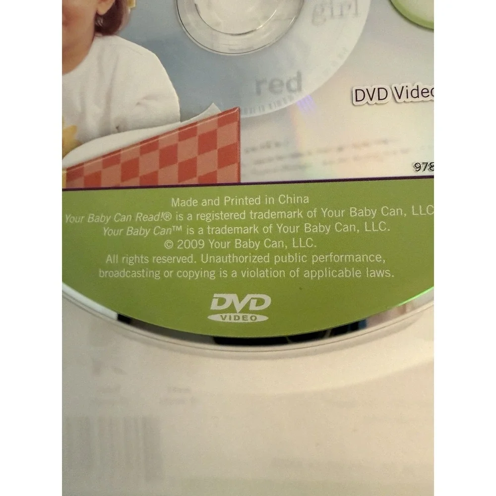 Your Baby Can Read Kit ENGLISH Reading System 4 DVD, 4 BOOKS, 20 CARDS New Read